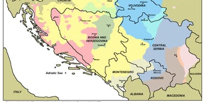 Kaart van hac Bosnië 